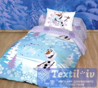Детское постельное белье Волшебная ночь Disney Олаф зима