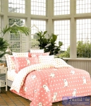 Детское постельное белье Karna Deluxe Corin, розовый