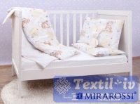 Постельное белье для новорожденных Mirarossi lamore e white