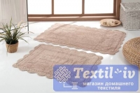 Набор ковриков для ванной Modalin Evora, бежевый