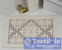 Коврик для ванной Karna Delux Damask, антрацит