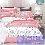 Детское постельное белье Karna Deluxe Dalmatian, розовый