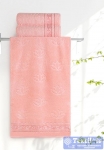 Полотенце Aquarelle Лотос, розово-персиковый