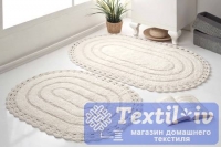 Набор ковриков для ванной Modalin Yana, кремовый