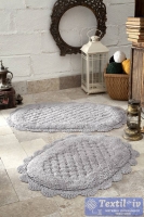 Набор ковриков для ванной Modalin Merit, светло-серый