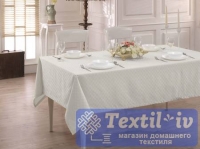 Скатерть Karna Linen V2 3011 прямоугольная