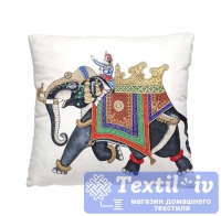 Декоративная подушка Волшебная Ночь Погонщик на слоне