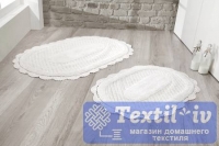 Набор ковриков для ванной Modalin Lokal, кремовый