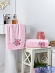 Набор полотенец Karna Florya, розовый